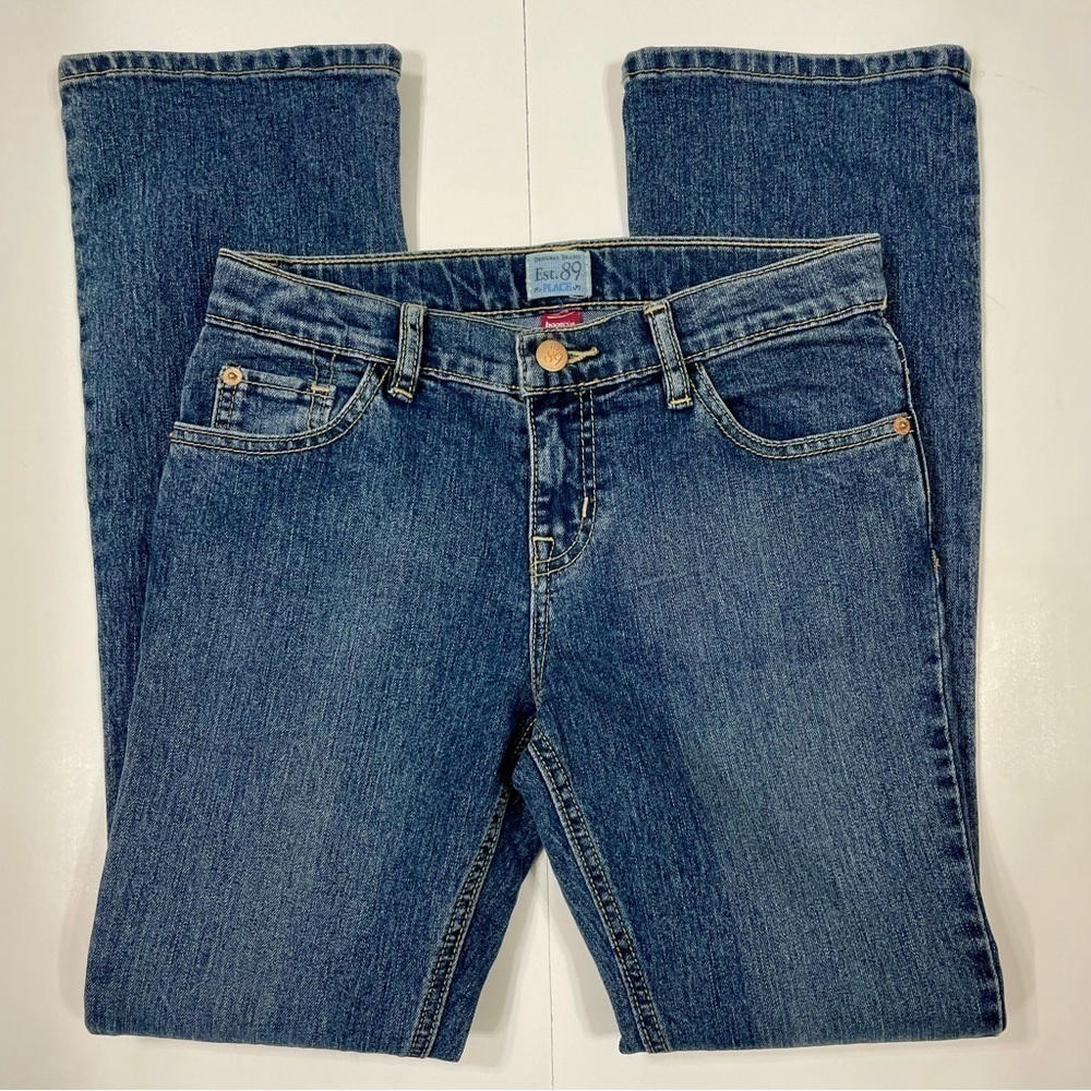 The Children’s Place Bootcut Adjustable Waist Girls Blue Jeans Size 12